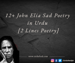 John Elia Sad Poetry in Urdu
