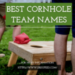 Best Cornhole Team Names